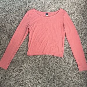 Old Navy Kids XL Long Sleeve Coral Top